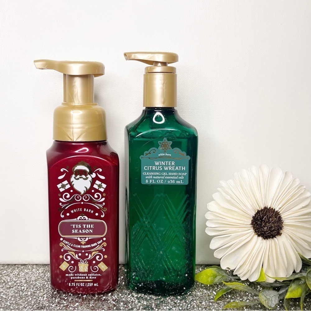 Bath & Body Works Hand Soap Tis the Season & Winter Citrus Wreath Christmas Nwt